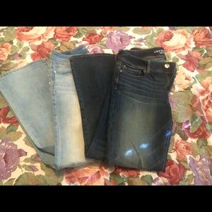 American Eagle kick boot jeans 10short